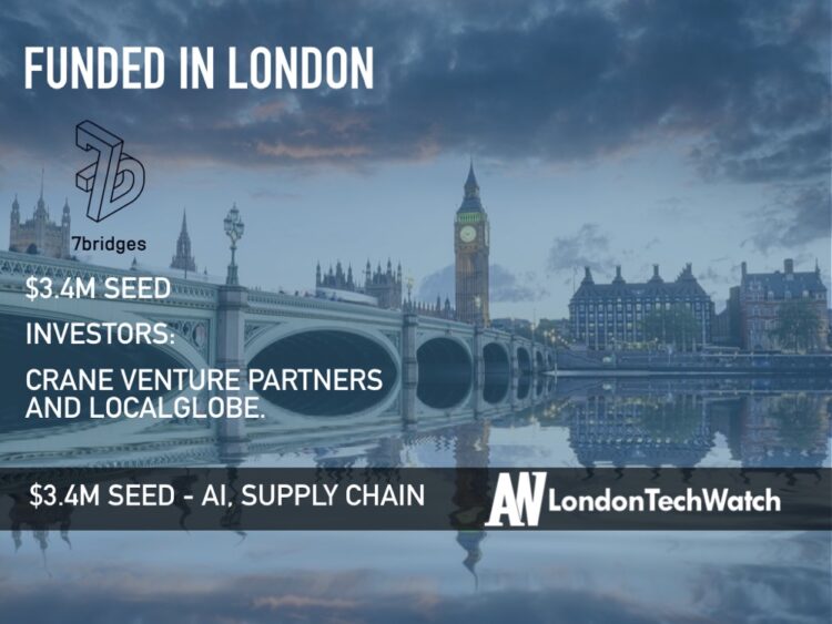 7bridges Raises $3.4M for its Logistics Platform that Replaces Legacy Supply Chain Technologies