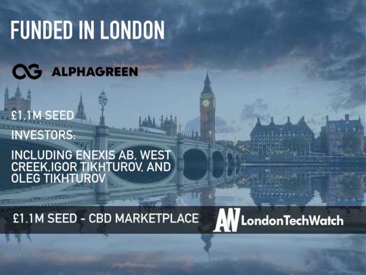 Alphagreen Raises £1.1M to be the One-Stop Marketplace for CBD in Europe