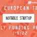 The European Tech Weekly Notable Startup Funding Report 1/8/22