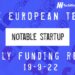 The European Tech Weekly Notable Startup Funding Report 19/9/22