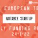 The European Tech Weekly Notable Startup Funding Report 24/1/22
