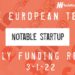 The European Tech Weekly Notable Startup Funding Report 3/1/22
