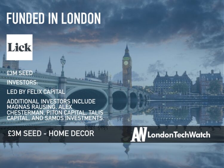 Lick Home Raises £3M to Disrupt Legacy Paint Brands with its DTC Décor Approach