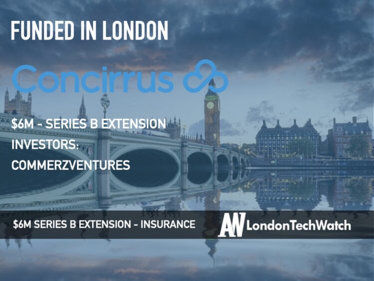 Concirrus Adds Another $6M to its Series B for its Insurance Intelligence Platform