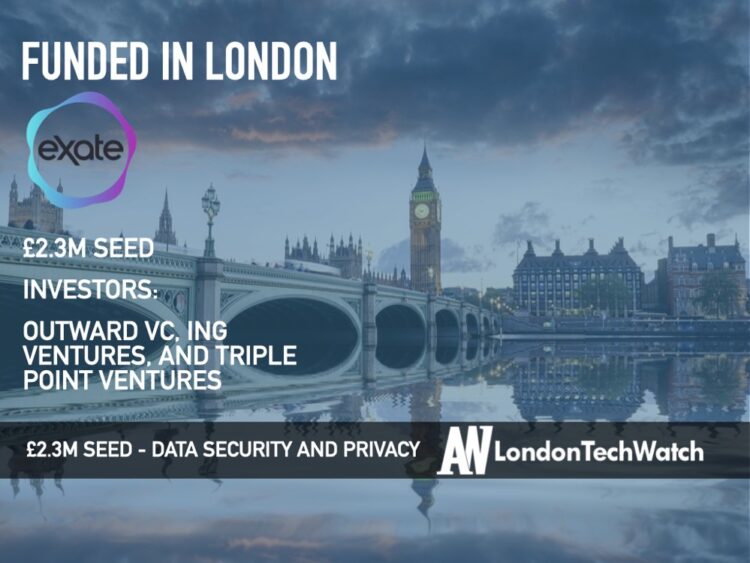 eXate Raises £2.3M for its All-In-One Enterprise Data Management Platform