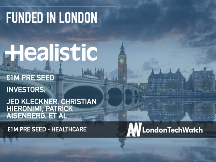 Healistic Raises £1.1M for its Mobile App That Delivers Healthcare Products Within 45 Minutes