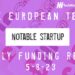 The European Tech Weekly Notable Startup Funding Report 8/5/23